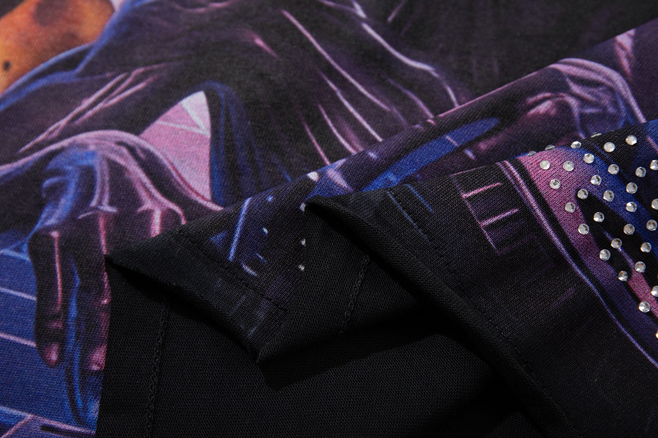 MAJESTIK Alien DJ Space Vintage T‑Shirt