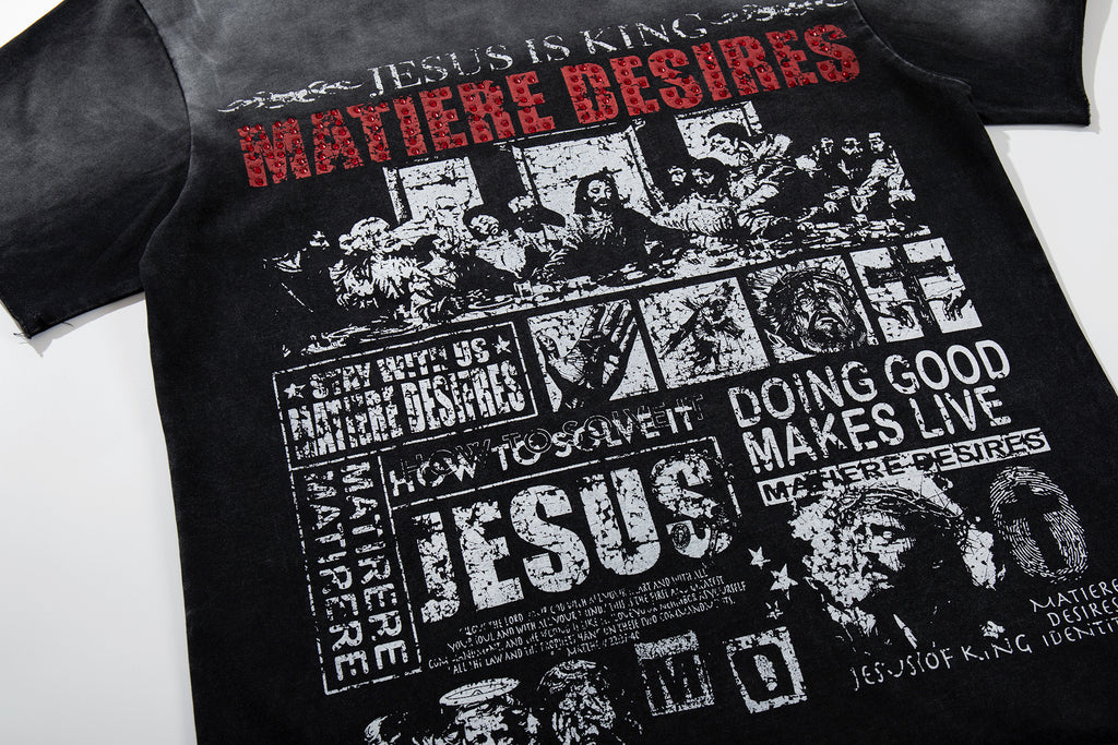 MAJESTIK Desires Vintage T‑Shirt