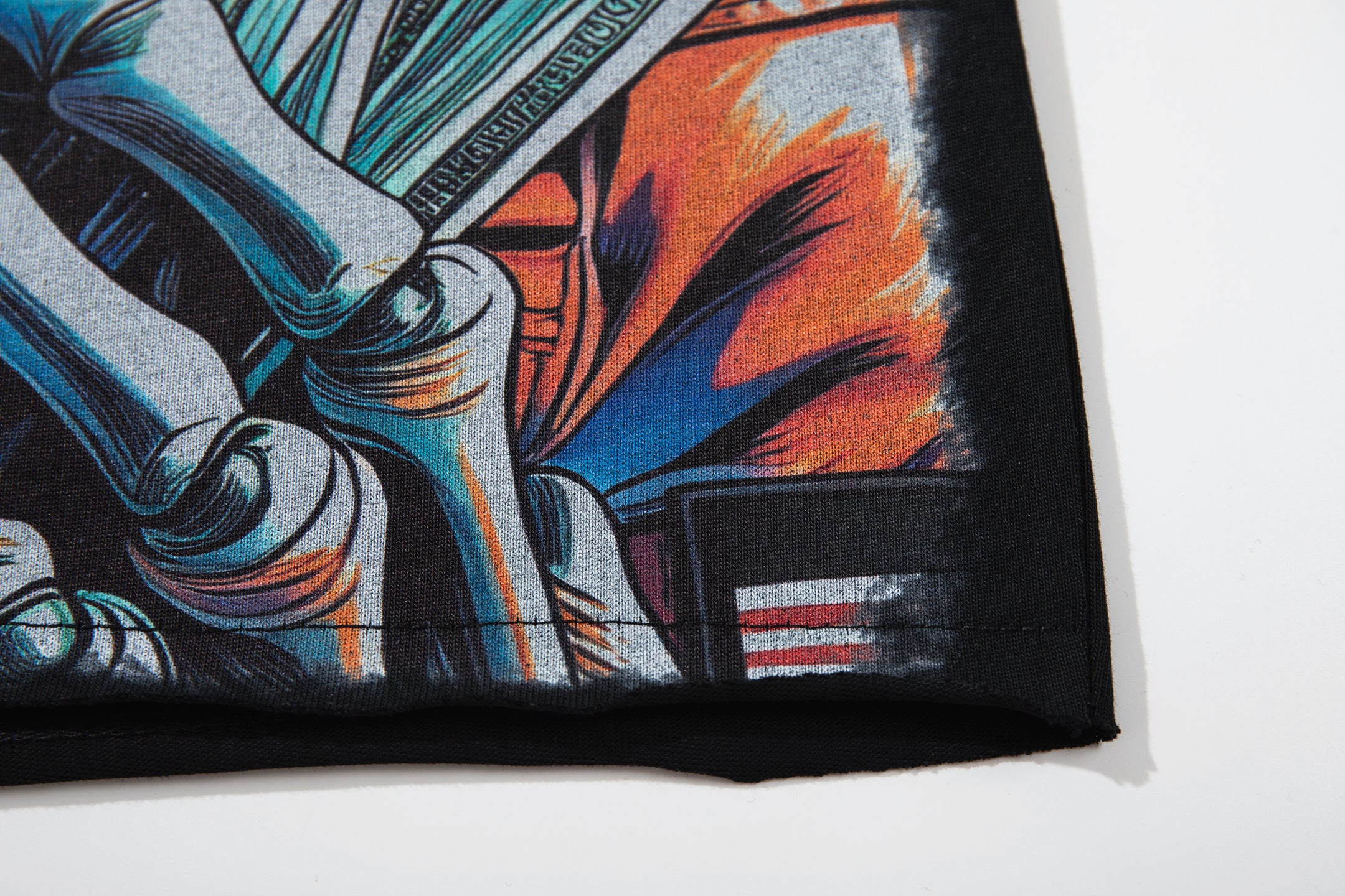 MAJESTIK Skull Hip‑Hop Vintage T‑Shirt