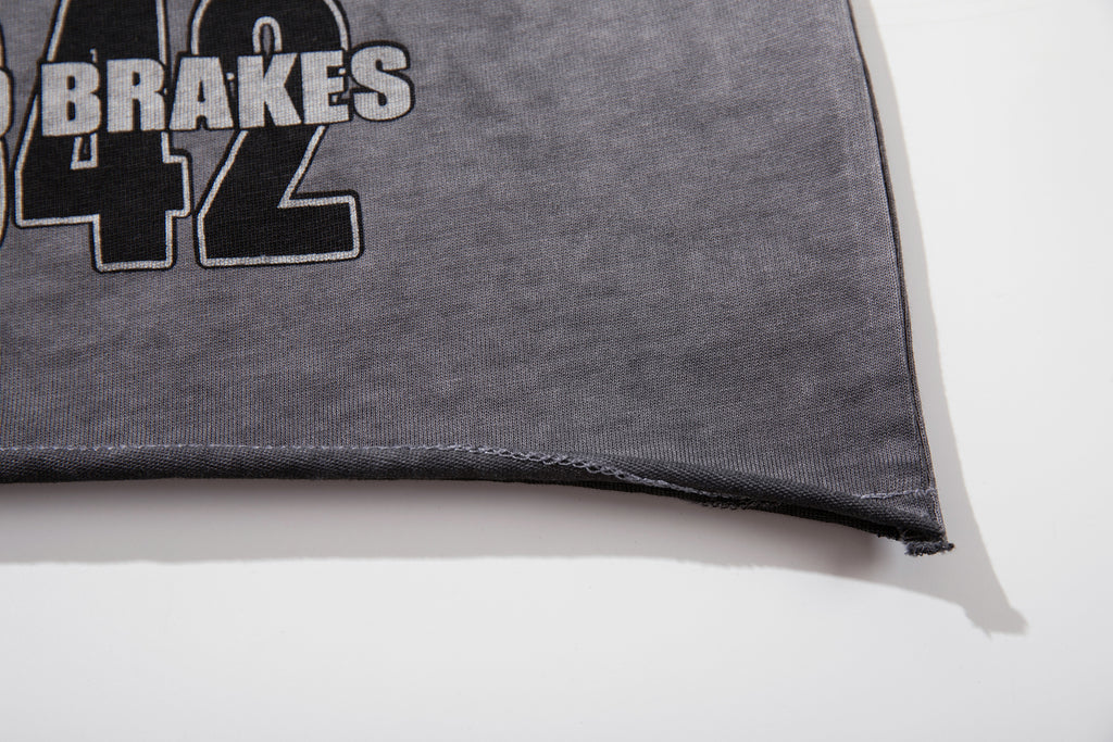 MAJESTIK Relentless Cross Wings Vintage T‑Shirt