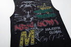MAJESTIK Skull Graphic Sleeveless Tank Top