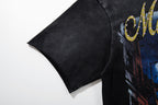 MAJESTIK Fire Dept City Street Vintage Double‑Sided T‑Shirt