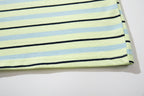 MAJESTIK XX Global Striped Half‑Zip Polo T‑Shirt