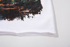 MAJESTIK Jungle Skull Vintage Graphic T‑Shirt
