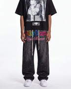 Vale Forever Ice Cream Denim Pants Black