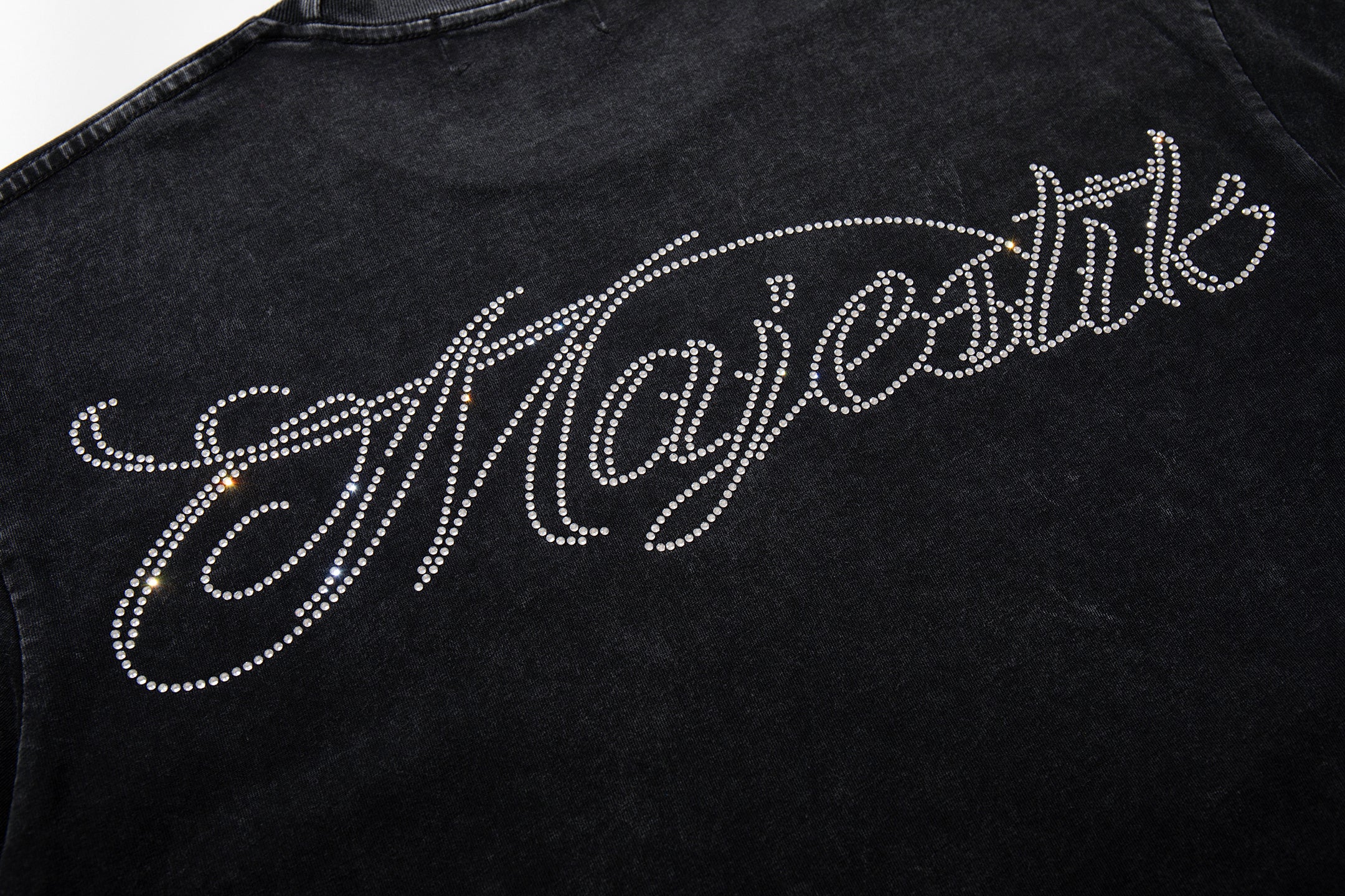 MAJESTIK Hazmat Crew Graphic Vintage T‑Shirt