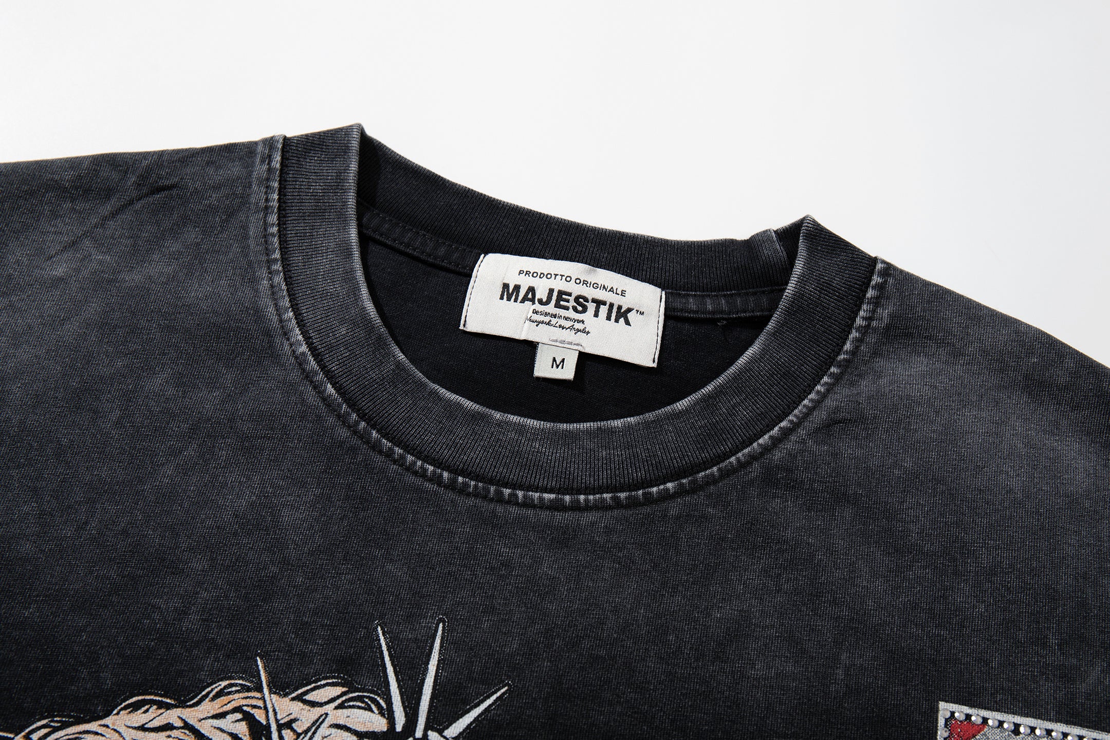 MAJESTIK Studio Portrait Vintage T‑Shirt