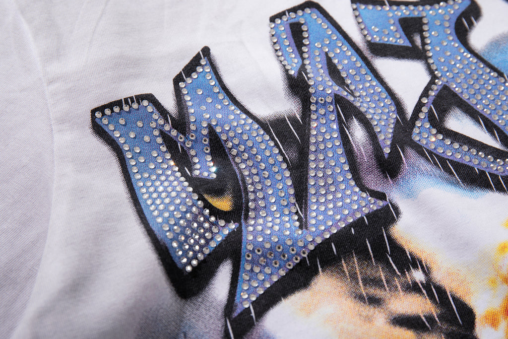 MAJESTIK Cupid Angel Double‑Sided Vintage T‑Shirt