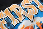 MAJESTIK Dual‑Sided Vintage Football Graphic T‑Shirt