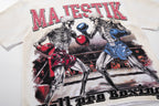 MAJESTIK Hell Pro Boxing Skeleton Double‑Sided Vintage T‑Shirt