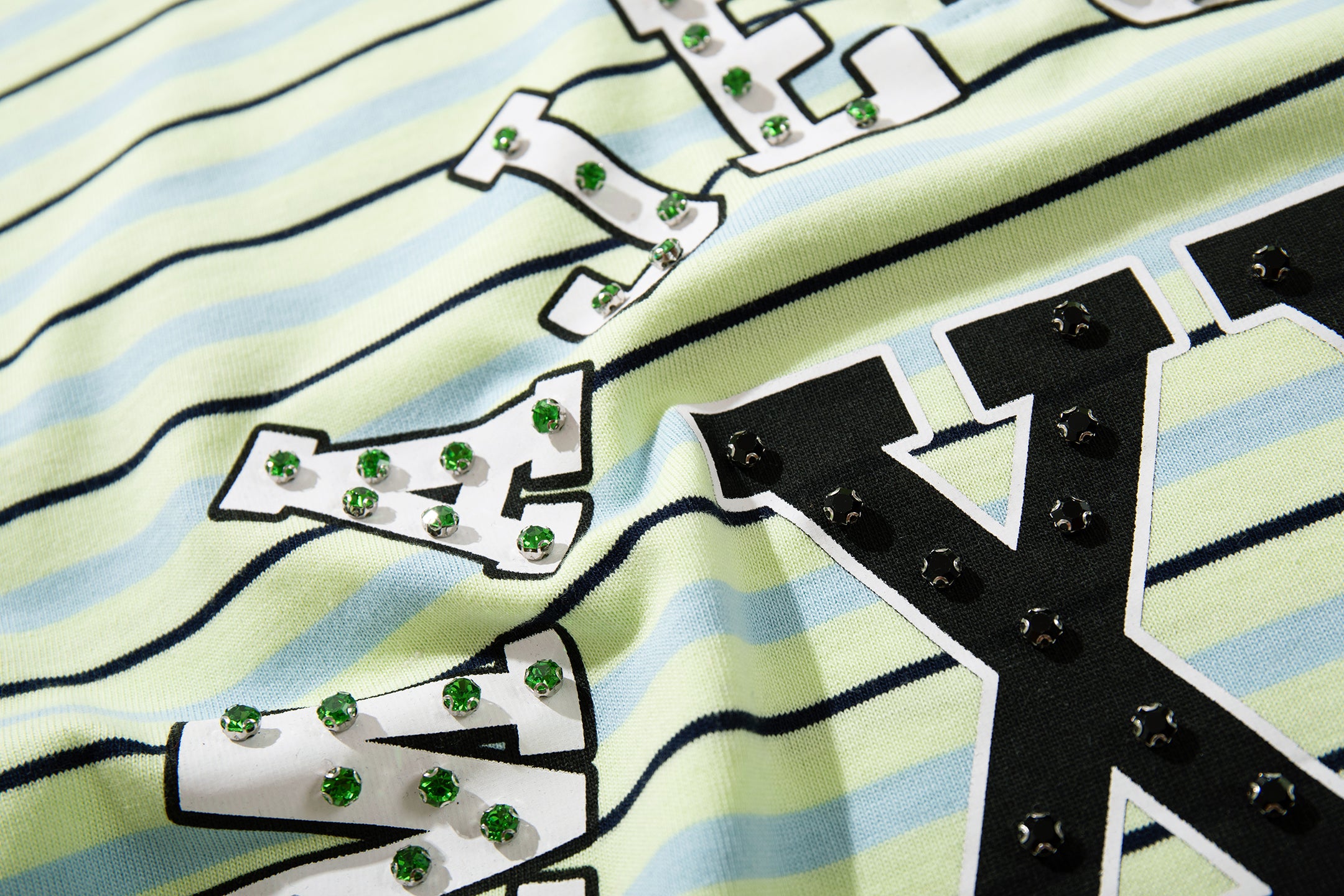 MAJESTIK XX Global Striped Half‑Zip Polo T‑Shirt