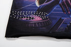 MAJESTIK Alien DJ Space Vintage T‑Shirt