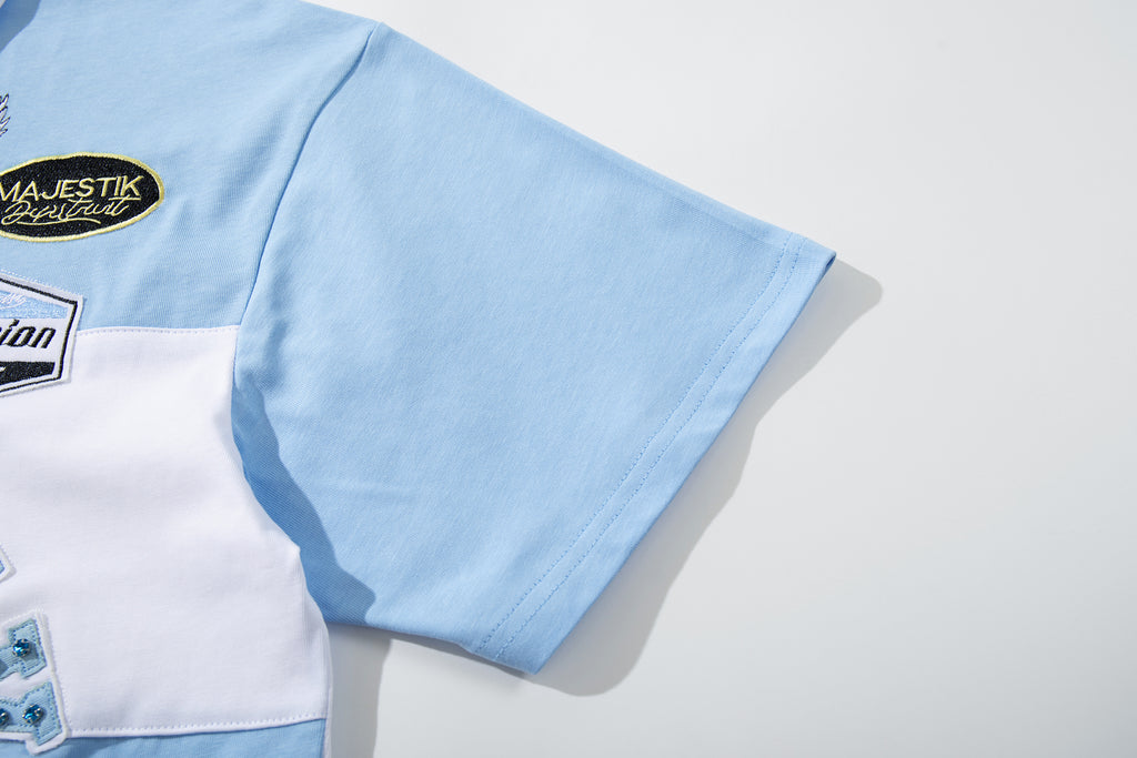 MAJESTIK Half‑Zip Sports Polo Shirt