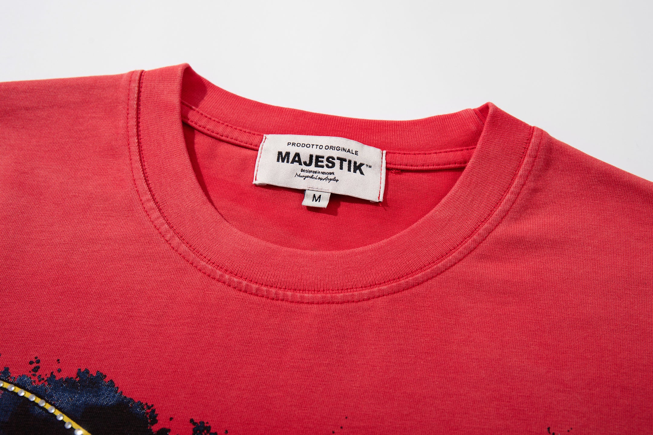 MAJESTIK Western Cowboy Vintage T‑Shirt