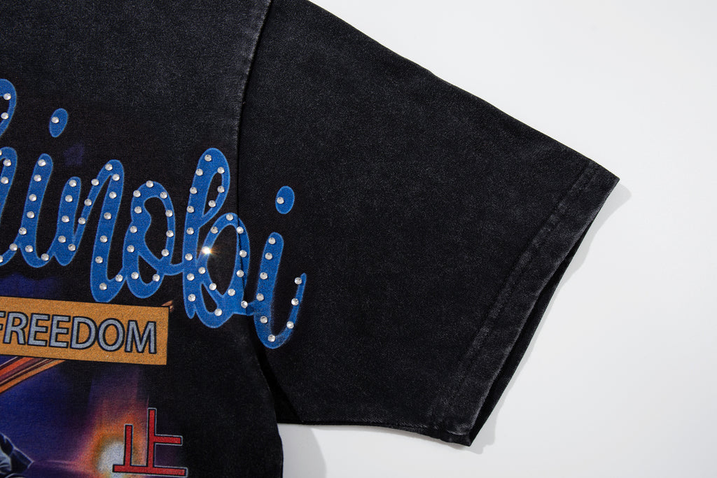 MAJESTIK Ninja Graphic Short‑Sleeve T‑Shirt
