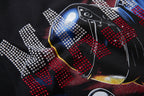MAJESTIK Retro Racing Graphic T‑Shirt