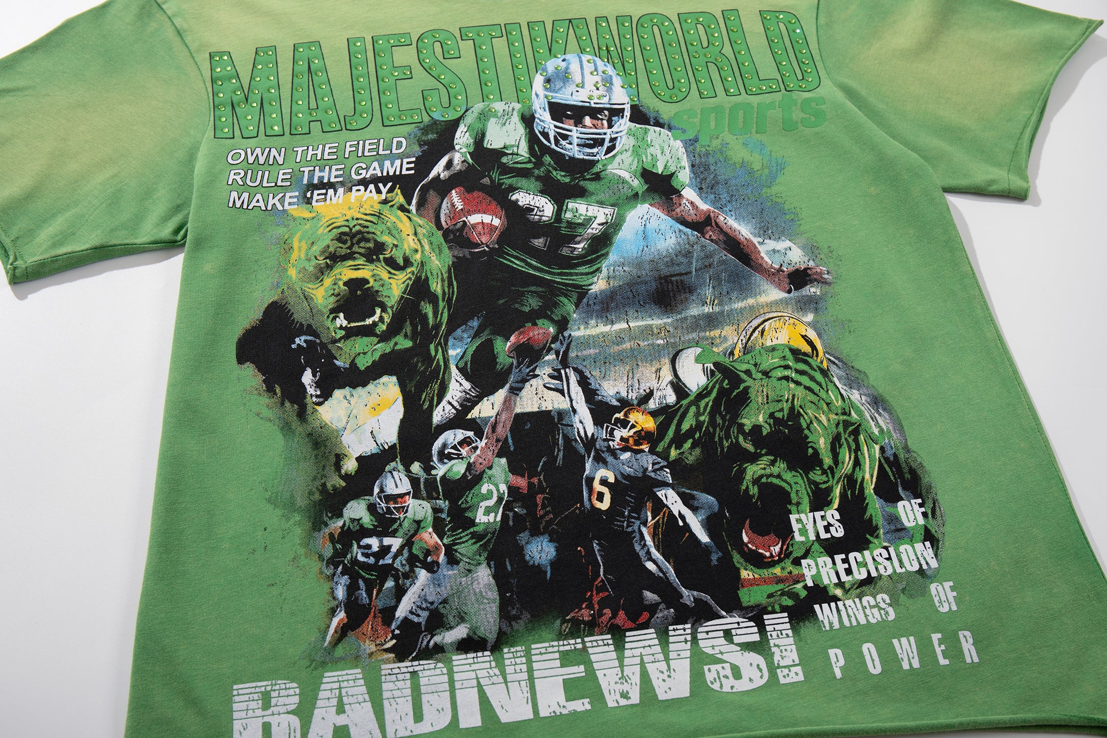 MAJESTIK Bad News Lock In Take Over Vintage T‑Shirt