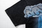 MAJESTIK Football Catch Double‑Sided Vintage T‑Shirt