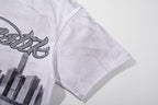 MAJESTIK Tour Skull Statue Of Liberty Double‑Sided Vintage T‑Shirt