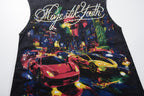 MAJESTIK Supercar City Graphic Tank Top