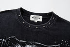 MAJESTIK Studios Distressed Eye Graphic Sleeveless Tank Top