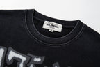 MAJESTIK Bulldog Vintage Graphic T‑Shirt