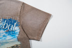 MAJESTIK Cowboy Angel Vintage Brown T‑Shirt