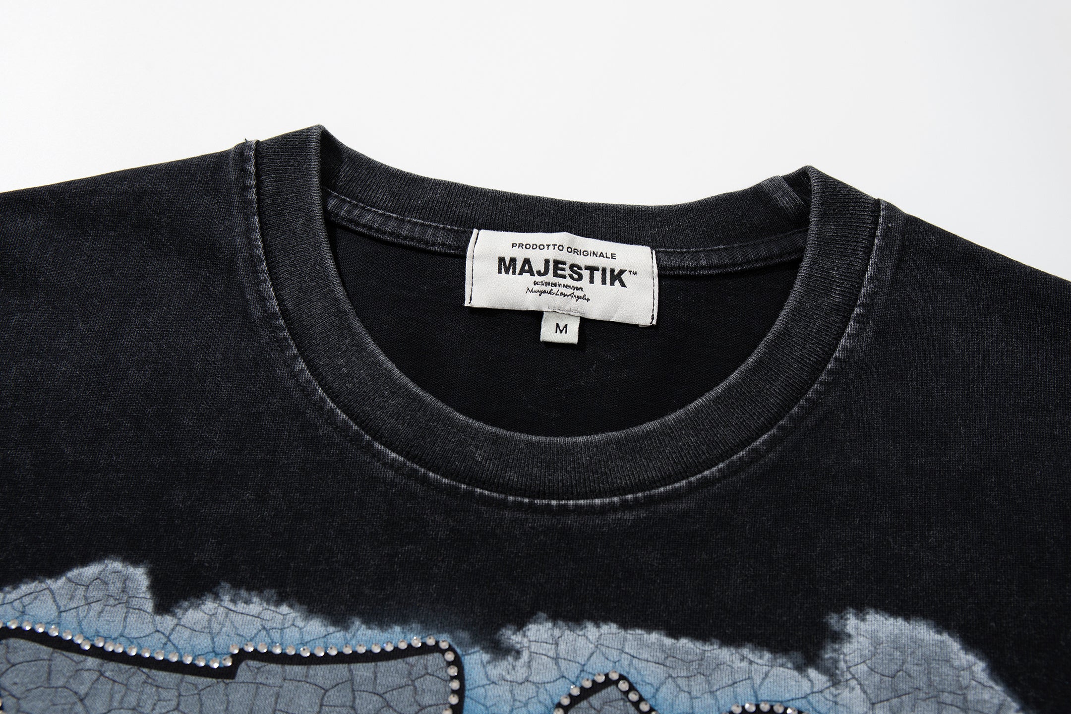 MAJESTIK Football Catch Double‑Sided Vintage T‑Shirt