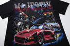 MAJESTIK Retro Racing Graphic T‑Shirt
