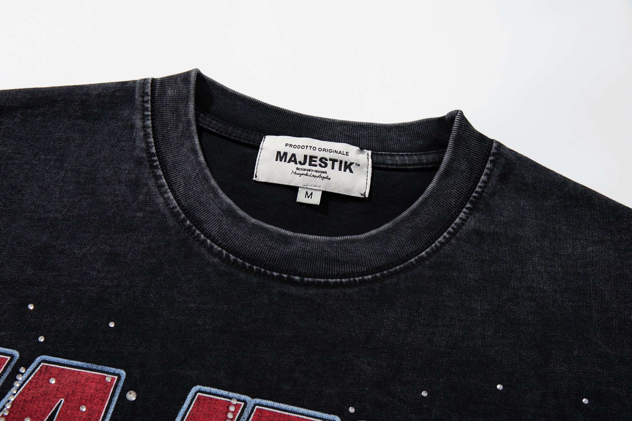 MAJESTIK Racing Car Vintage T‑Shirt