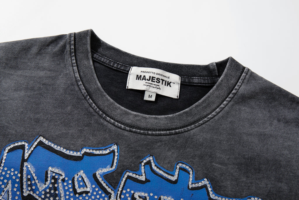 MAJESTIK Tour Double‑Sided Vintage Graphic T‑Shirt