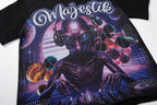MAJESTIK Alien DJ Space Vintage T‑Shirt