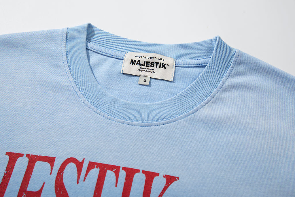 MAJESTIK Legends Racing Tour Light Blue T‑Shirt