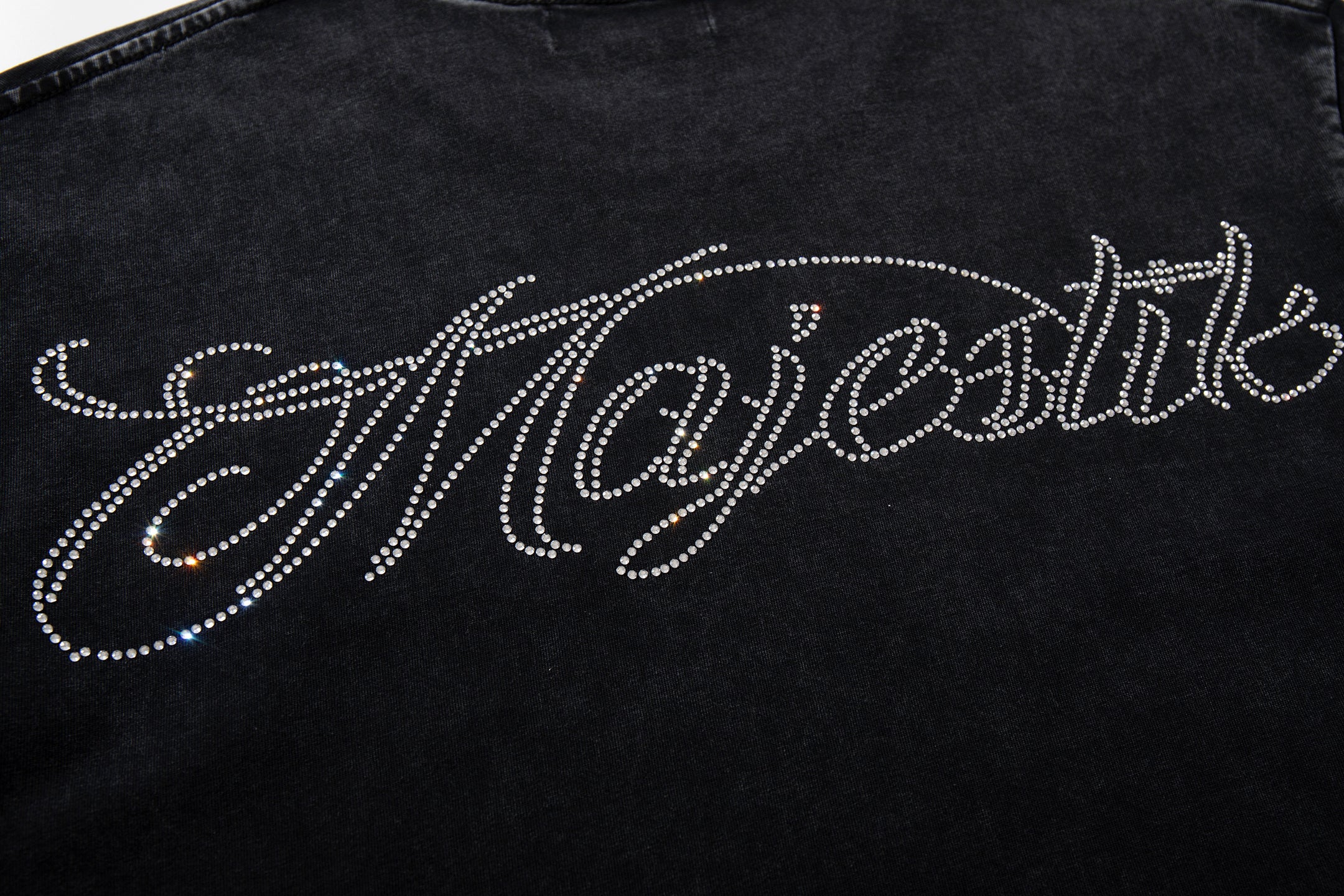 MAJESTIK Football Player Double‑Sided Vintage T‑Shirt