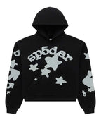 Sp5der Beluga 3M Reflective Hoodie Black