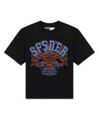 Sp5der Champions League Slub Tee Black/Blue