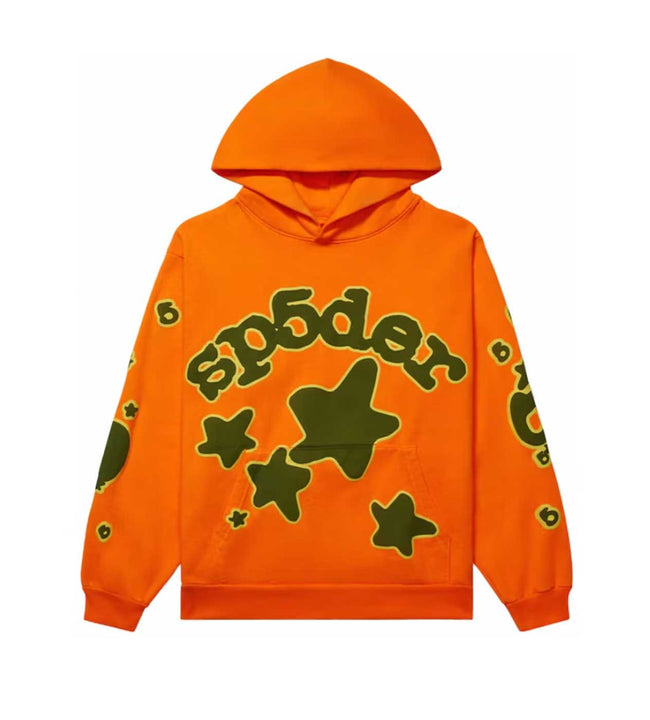 Sp5der Beluga Hoodie Orange/Green Hover Image