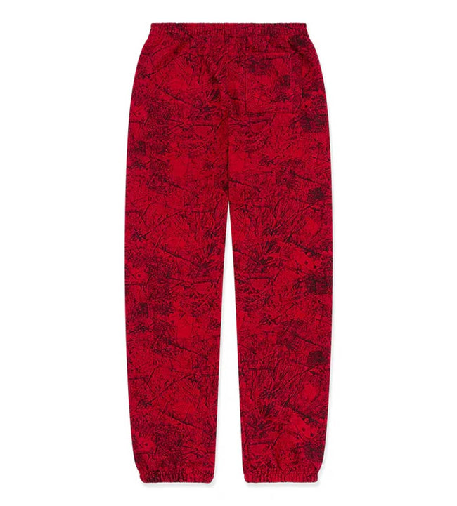 Sp5der OG Tree Camo Sweatpants Red Main Image