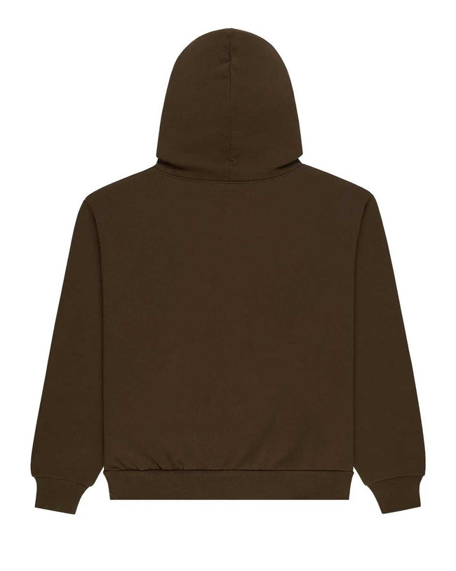 Sp5der OG Web Rhinestone Hoodie Brown Main Image