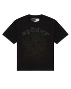 Sp5der OG Web Tee Phantom Black