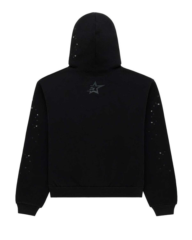 Sp5der P*nk V2 Rhinestone Hoodie Black Main Image