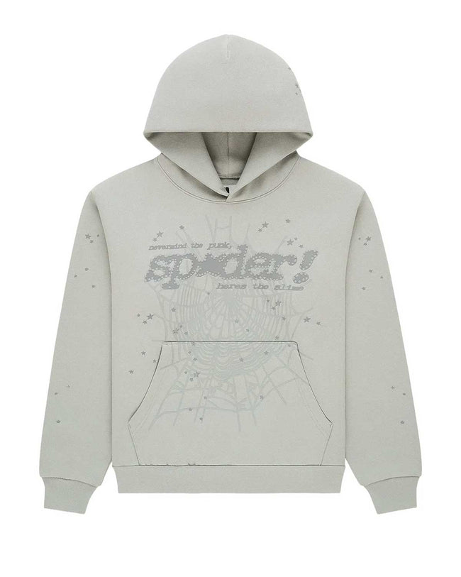 Sp5der Tonal P*nk V2 Hoodie Sport Grey Hover Image