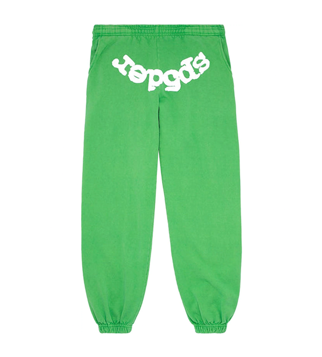 Sp5der Classic Sweatpants Slime Green Hover Image