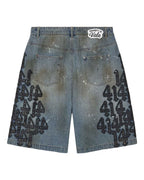 Vale Forever Lucky Charms Jorts Blue/Black