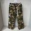 MIXED EMOTION Camo Gothic‑Logo Wide‑Leg Cargo Pants