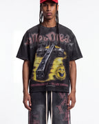 Vale Forever Iron Cross Bling Tee Black