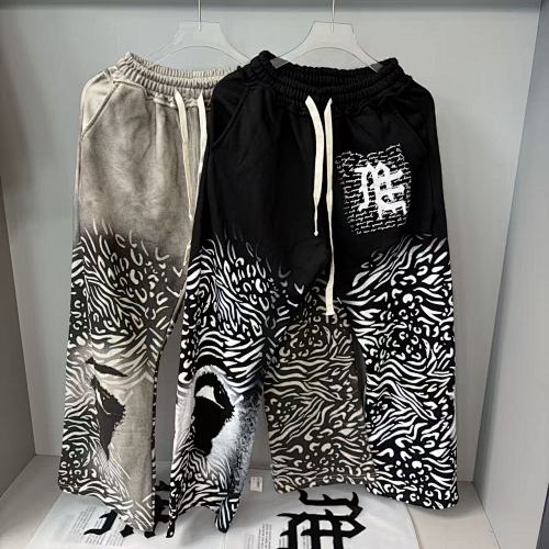 MIXED EMOTION Abstract Print Wide‑Leg Sweatpants