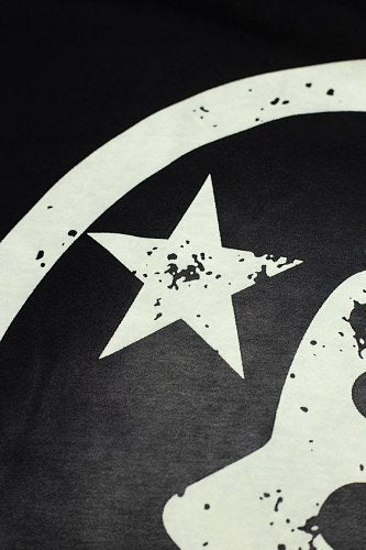 Hellstar Arrow‑Logo Circle Face Black Hoodie