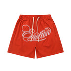 MIXED EMOTION Cursive Script French Terry Shorts