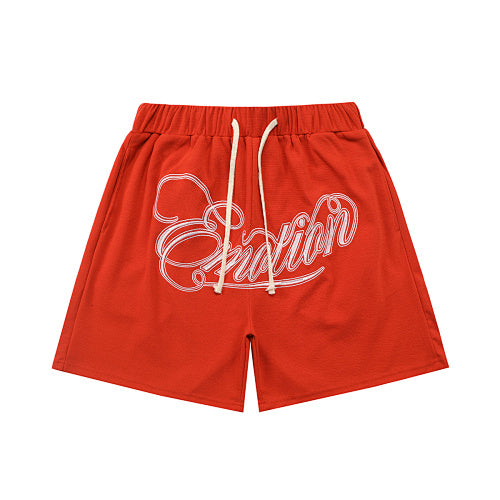 MIXED EMOTION Cursive Script French Terry Shorts